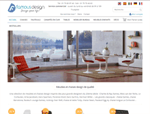 Tablet Screenshot of famous-design.com